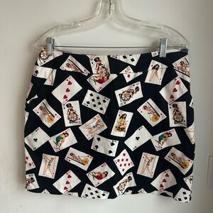 Loudmouth Ladies golf skirt with card and pin ip girls. Size 8 great condition!